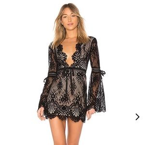 Lovers + Friends Lace Sugar Baby Mini Dress